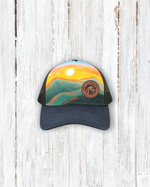 Saddle Up Brand Mountain Sunset Cap