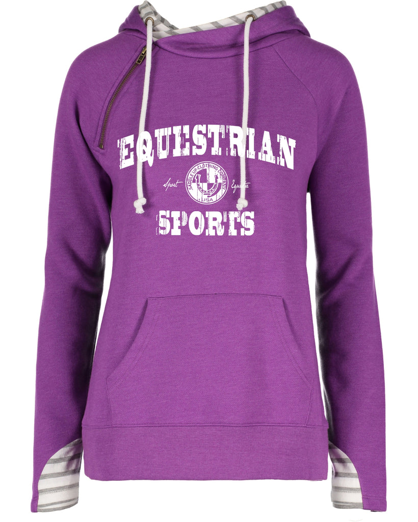 EQUESTRIAN SPORTS DOUBLE LINED FASHION HOODIE – Saddle Up Clothing Company