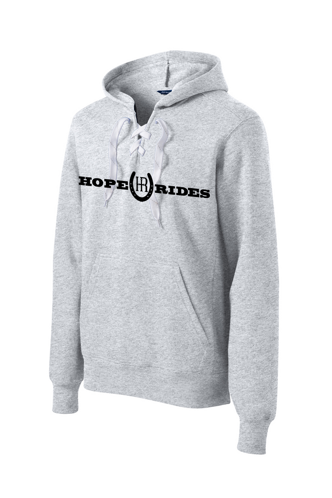 Lace up pullover deals hoodie