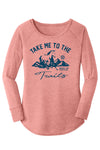 "Take Me to the Trails"  Ladies Long Sleeve Tee